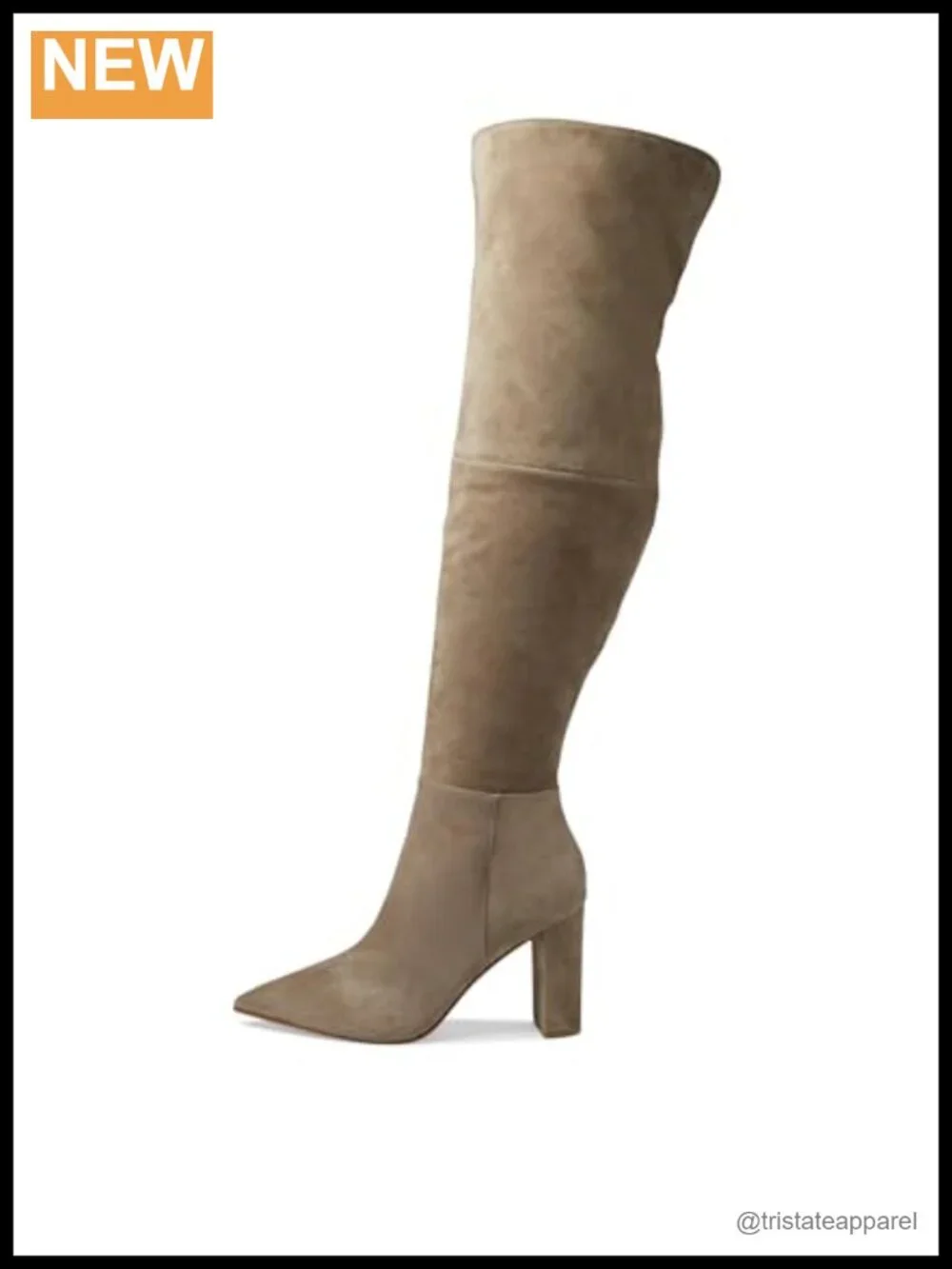 Steve Madden Blyss Over-the-Knee Suede Heeled Boots Size?